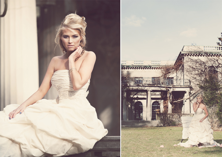 Vintage bridal session