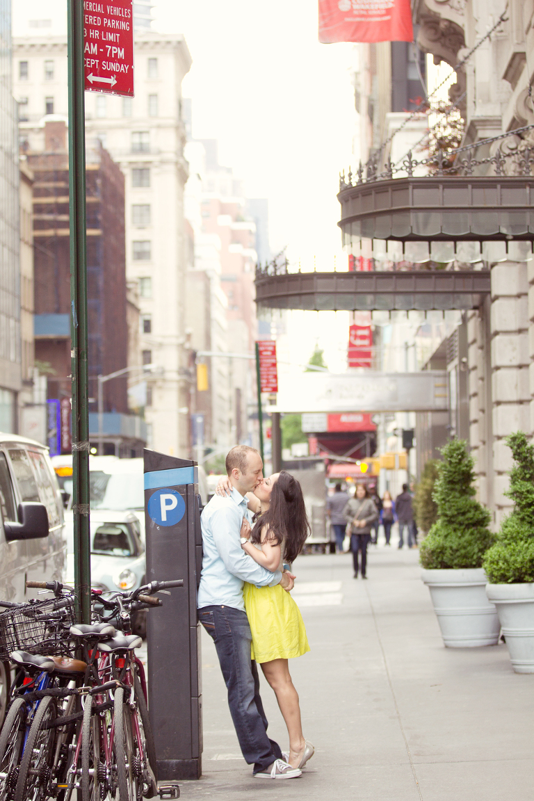 NYC Engagement Photo