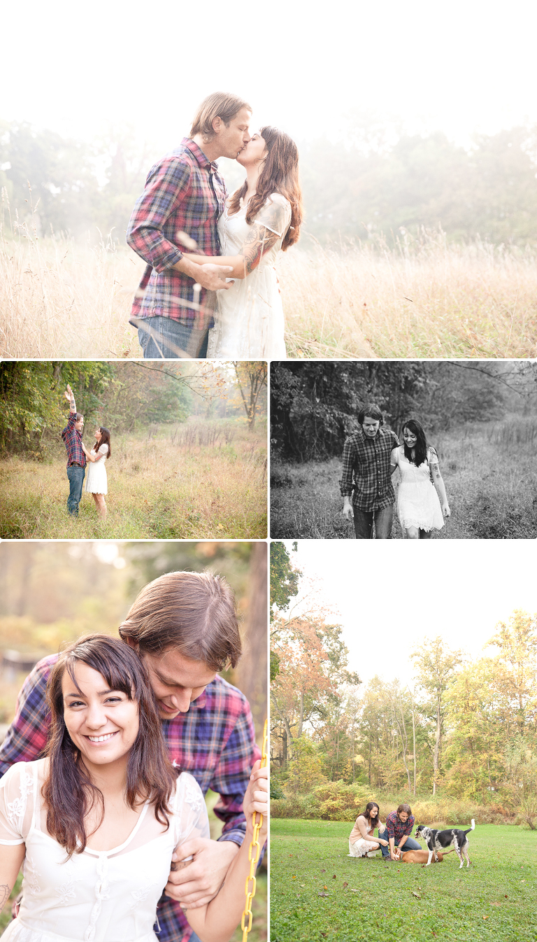 misty engagement session