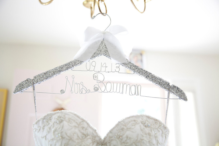 custom bridal hanger